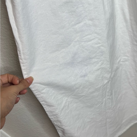 April Cornell White Floral Embroidered Gown size Small Trad Wife Cottagecore - Picture 3 of 8